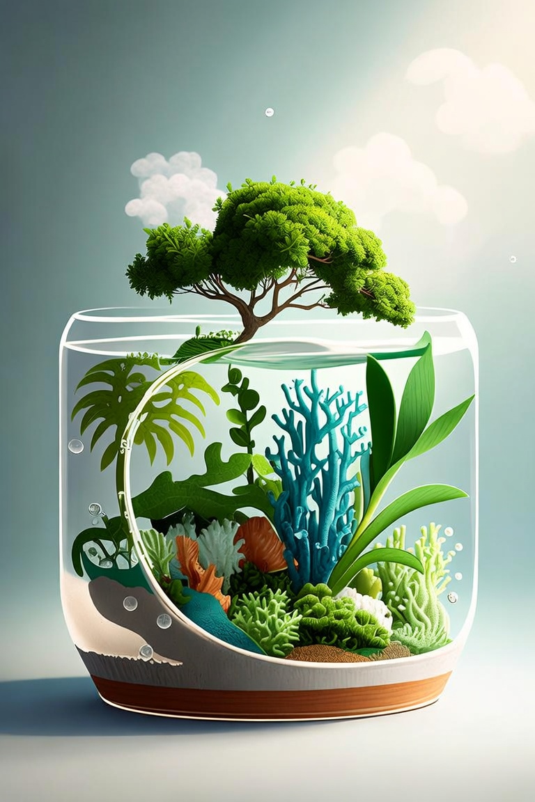 Glassy Biome concept art 1